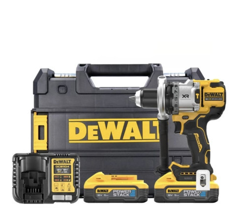 DCD1007H2T 18V XR Fırçasız Kombine Darbeli Matkap, 2 Adet 5.0Ah Powerstack Batarya Dahil