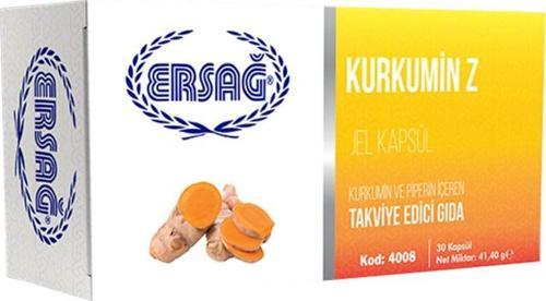 Kurkumin Z Jel Kapsül Gıda Takviyesi (30 Kapsül)