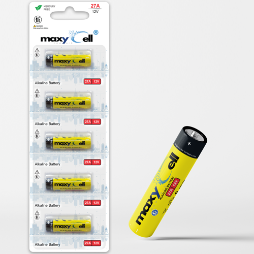 Maxycell 5 Adet 27A Düğme Piller 12V