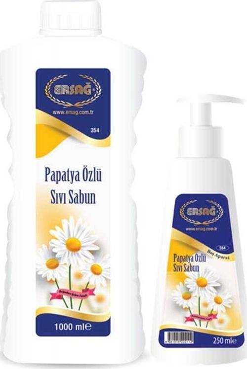 Papatya Özlü Sıvı El Sabunu 1000 Ml. + Boş Aparat