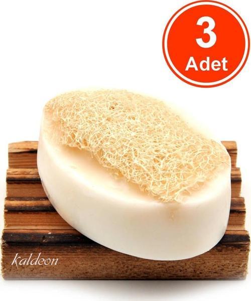 Kabak Lifli El Yapımı Doğal Saf Zeytinyağlı Türk Hamamı Sabunu 120 G x 3 Adet