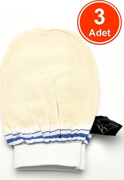 Lastikli Banyo Hamam Eldiven Kese 15x26 cm X 3 Adet