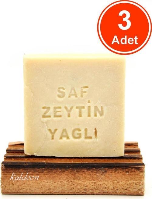Saf Zeytinyağlı Türk Hamamı Sabunu El Yapımı Doğal 120 G x 3 Adet