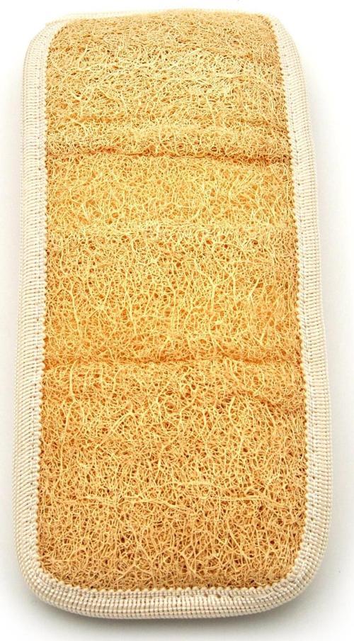 Doğal Kabak Lifi Banyo Hamam Sırt Kesesi İpli 12x27 cm.