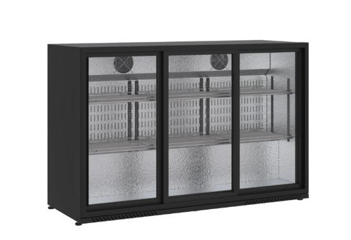 S-340 BB TD Menteşeli Çarpma 3 Kapılı Backbar Tipi Şişe Soğutucu