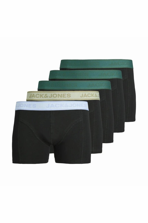 Jack Jones Wesley Solıd 5 Li Paket Erkek Boxer 12294699