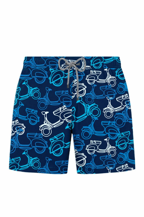 All Over Prınted Erkek Deniz Şortu JFSSSW86-SCOOTER NAVY