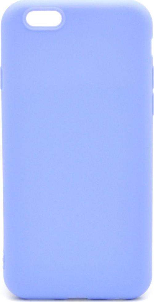 iPhone 6 / 6S Uyumlu Düz Renk Esnek Yumuşak Silikon Kılıf  Rubber Açık Mor