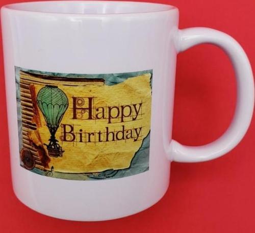 Baskılı Happy Birthday Kupa Bardak