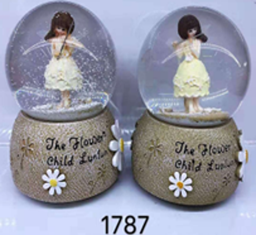 Kemancı Kız Kar Küresi Orta Boy