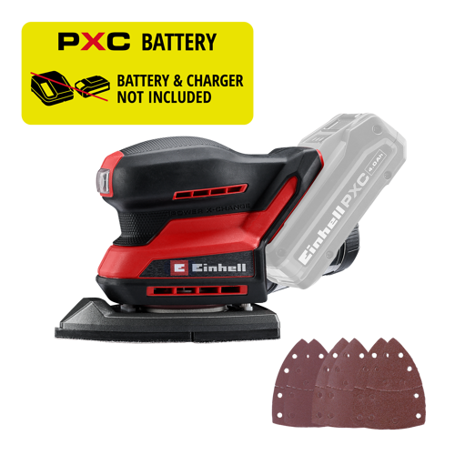 TE-OS 18/150-2 Li Akülü Çok Amaçlı Zımpara Power X-Change (18 V, 24.000 dev/dk, 2 mm salınım çapı, toz toplama kutusu, emiş adaptörü, 6 adet zımpara kağıdı dahil, akü dahil değildir) - 4460790