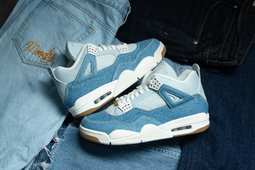 Air Jordan Retro 4 Denim 'Worn Blue'-SPORTXSTORE