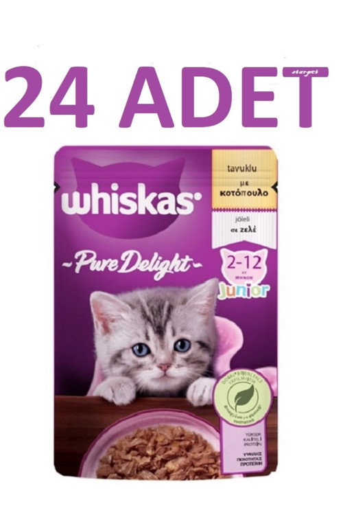 Pure Delight Yavru Yaş Kedi Maması 85Grx 24 Adet