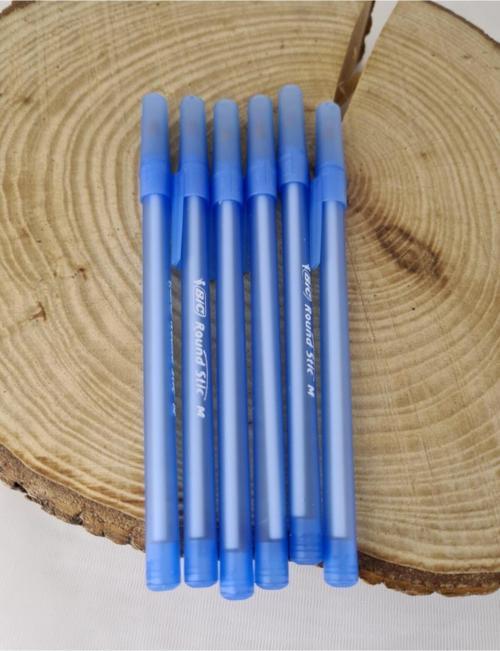 Round Stic Mavi 6 Lı Tükenmez Kalem