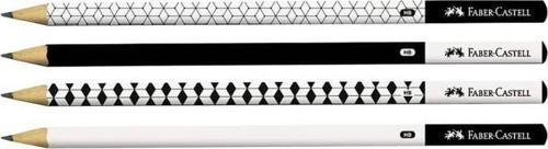 Faber-Castell Geometri Desenli Yuvarlak HB Kurşun Kalem - 1 Adet