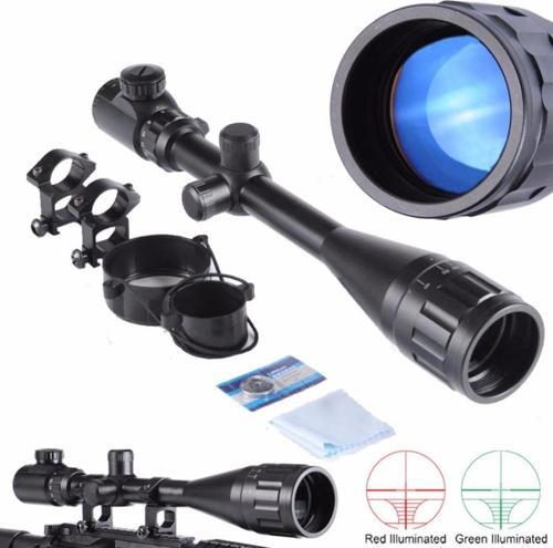Tr-Nikula 6-24X50 Aoe Tüfek Dürbünü Çift Işık Kırmızı Yeşil Kaynaklı Zoomlu