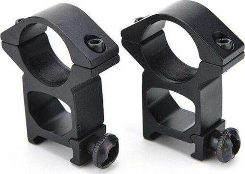 Tüfek Dürbünü Lazeri Montaj Kelepçesi Çelik Alaşım 22Mm