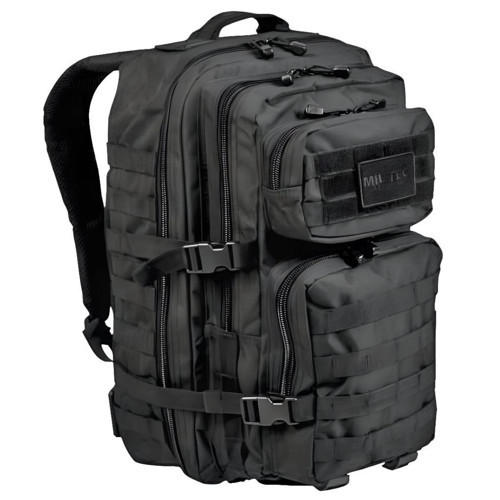 Taktikal Sırt Çantası - Mil-Tec Trum - 36 lt - Siyah - (14002202)