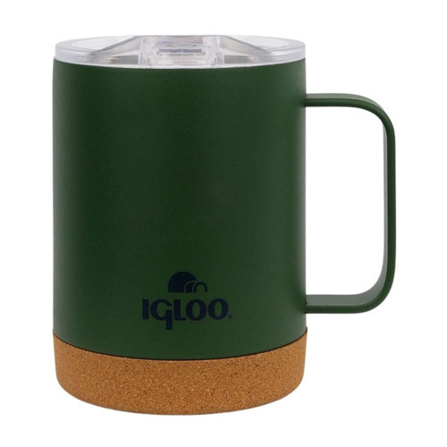 Çelik Mug Termos - Igloo - Cork - 350ml - Haki - 205696