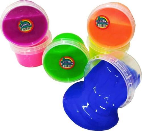 Slime Oyun Jeli Yuvarlak Kutu Polymer Slime Eğitici Oyun Seti - 2 Adet