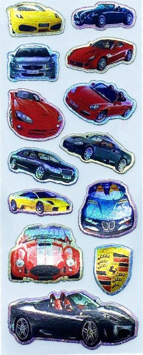Sticker Kabartmalı Stiker Defter, Planlayıcı Etiket Araba (cb273) 16x7 cm
