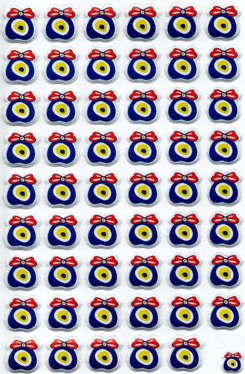 Sticker Kabartmalı A4 Boyutunda Stiker Defter, Planlayıcı Etiket -(lim103) - Nazar Boncuğu