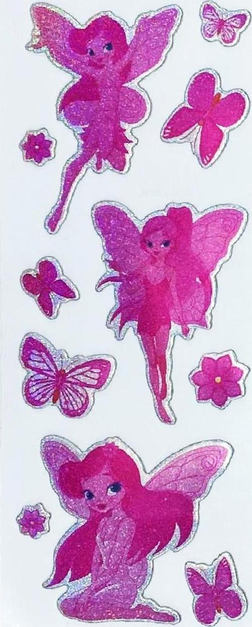 Sticker Kabartmalı Stiker Defter, Planlayıcı Etiket Peri Kızı (cb348) 16x7 cm