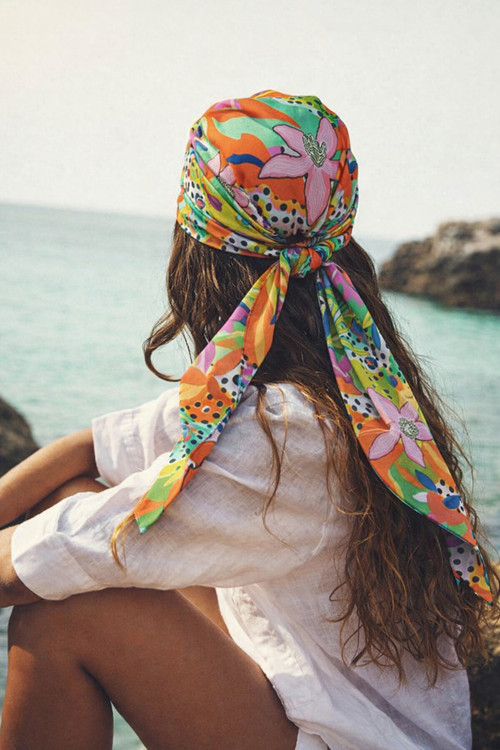 Scarf Leyla01 fular 70*70 cm