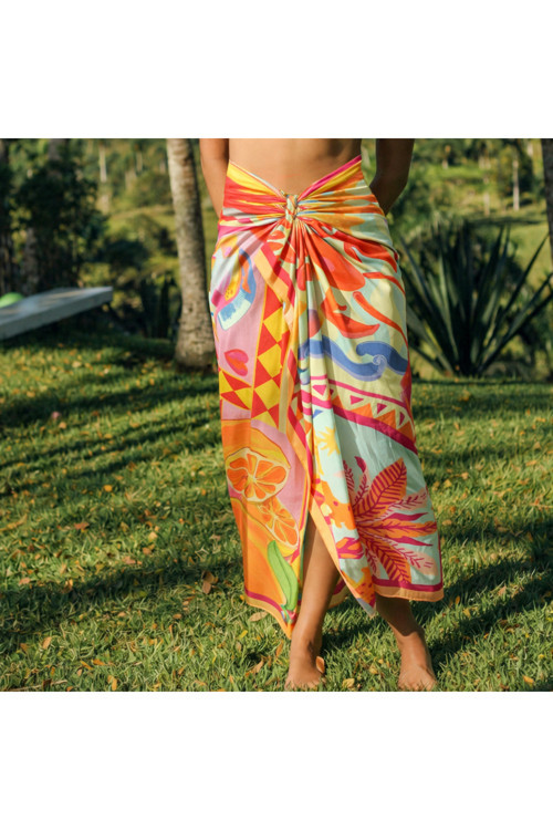 Vivian Reef Oranj 145*100 cm (İÇ GÖSTERMEZ) Pareo