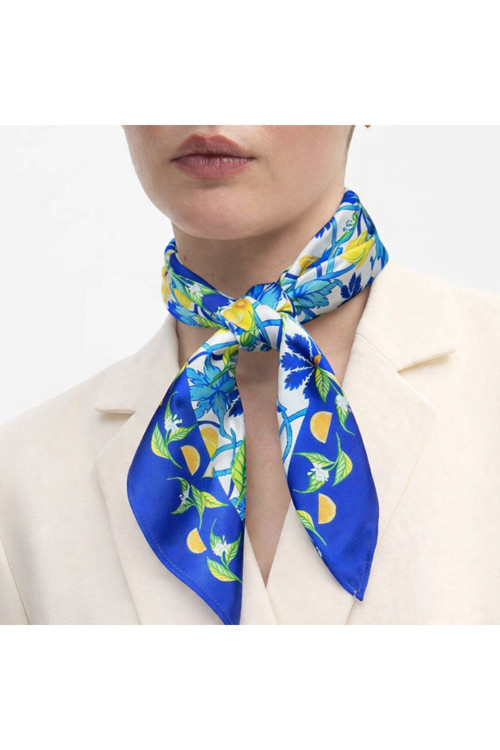 Nil Scarf Amalfi Lemon 70*70 cm Fular Eşarp