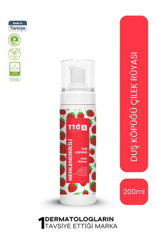 -X Nemlendiricili Duş Köpüğü Çilek Rüyası 200ml