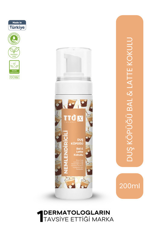 -X Nemlendiricili Duş Köpüğü Bal&Latte Kokulu 200ml