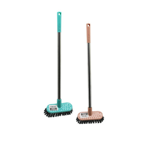 MİNİ TEMİZLİK FIRÇASI ORTA SERT KILLAR METAL SAPLI=40CM - 4.5X12.5CM (5545)