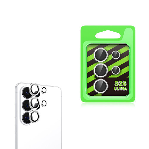 Galaxy S26 Ultra MKST CL-07 Kamera Lens Koruyucu - Gümüş