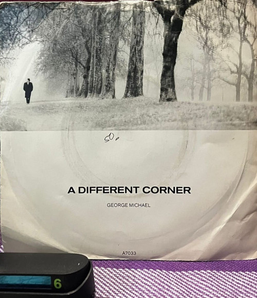 George Michael - A Different Corner / Instrumental (1986) Orijinal İngiltere Baskı 45'lik Plak