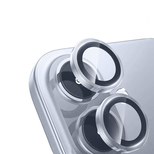 iPhone 17 MKST Mikro Kamera Lens Koruyucu - Gümüş