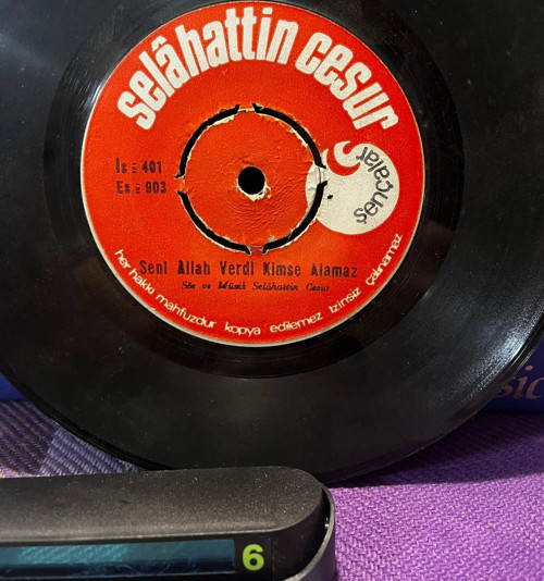 Selahattin Cesur - Seni Allah Verdi Kimse Alamaz / Aşk Mahkumu 7" Vinyl 45'lik - Şençalar