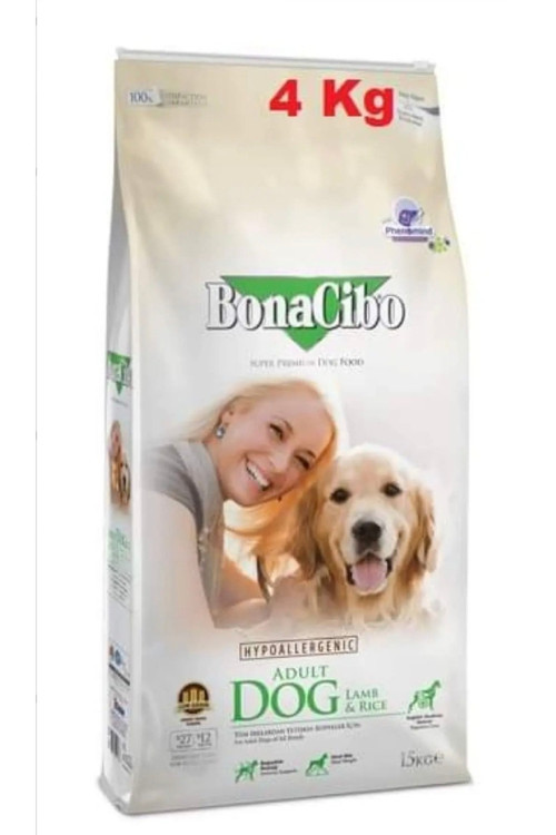 Adult Dog Lamb Rice Kuzu Etli Pirinçli Köpek Mama 4 Kg