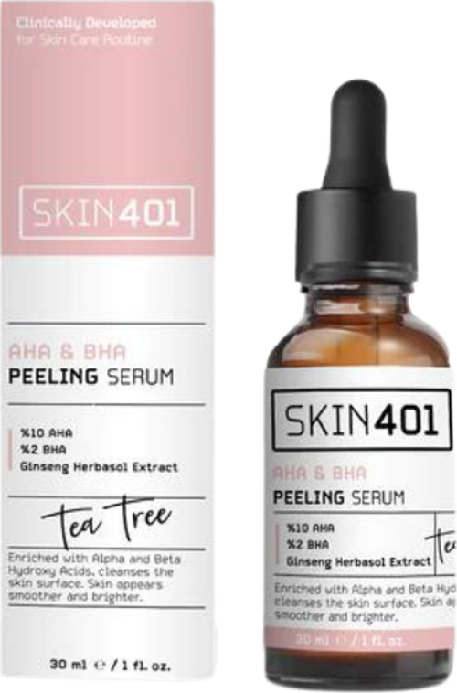 AHA %10 BHA %2 Canlandırıcı Cilt Tonu Eşitleyici Yüz Peeling Serum 30ml