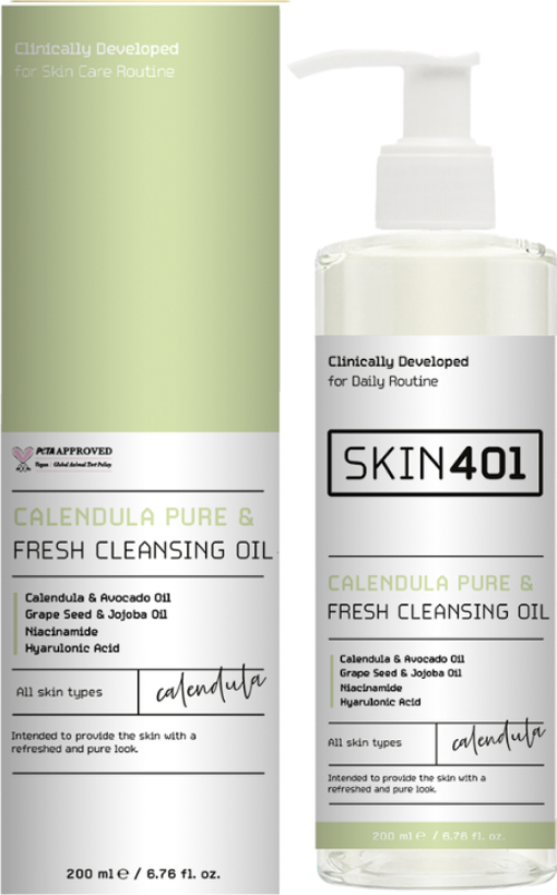 Kalendula Saf & Tazeleyici Cilt Temizleme Yağı 200ml