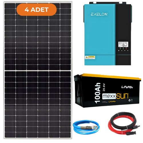 4.2 kW Lityum Akülü Solar Enerji Paketi