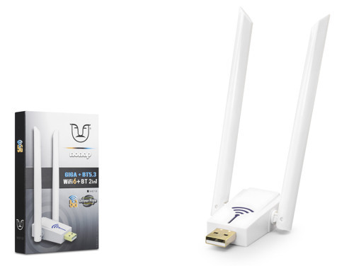 Usb Wifi Adaptör Wifi 6 Bluetooth 5.3 W212