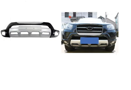 Hyundai Santa Fe 2007 2012 Arası Ön Koruma Difüzör Abs (Plastik)