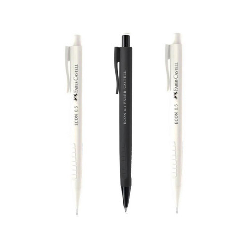 Faber-Castell Econ Versatil Kalem 0.5 / 1 SİYAH + 2 BEYAZ