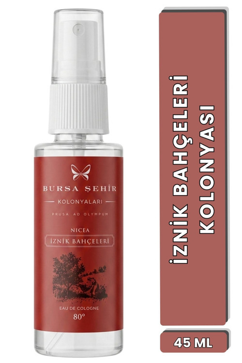 , Nicea İznik Bahçeleri, 45 ml, Kolonya, Sprey