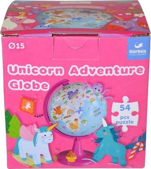 Unicorn Adventure Küre 15 cm + 54 Parça Puzzle