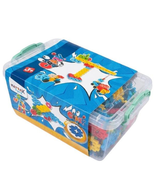 Matrax Toys Crazy Eğitici Blok Plastik Kutu 250 Parça