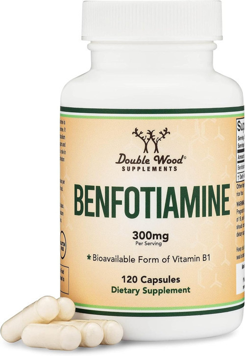 Benfotiamine 300mg Thiamine B1 Levels More Absorbable Than Thiamine 120 Caps