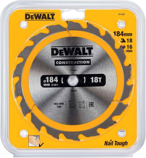 DT1938 Ahşap Elmas Testere Bıçağı 184 mm