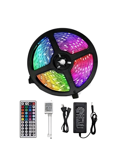 tekno LED Strip RGB 5 Metre Çok Renkli Kumandalı Şerit Led Işık Seti 2026